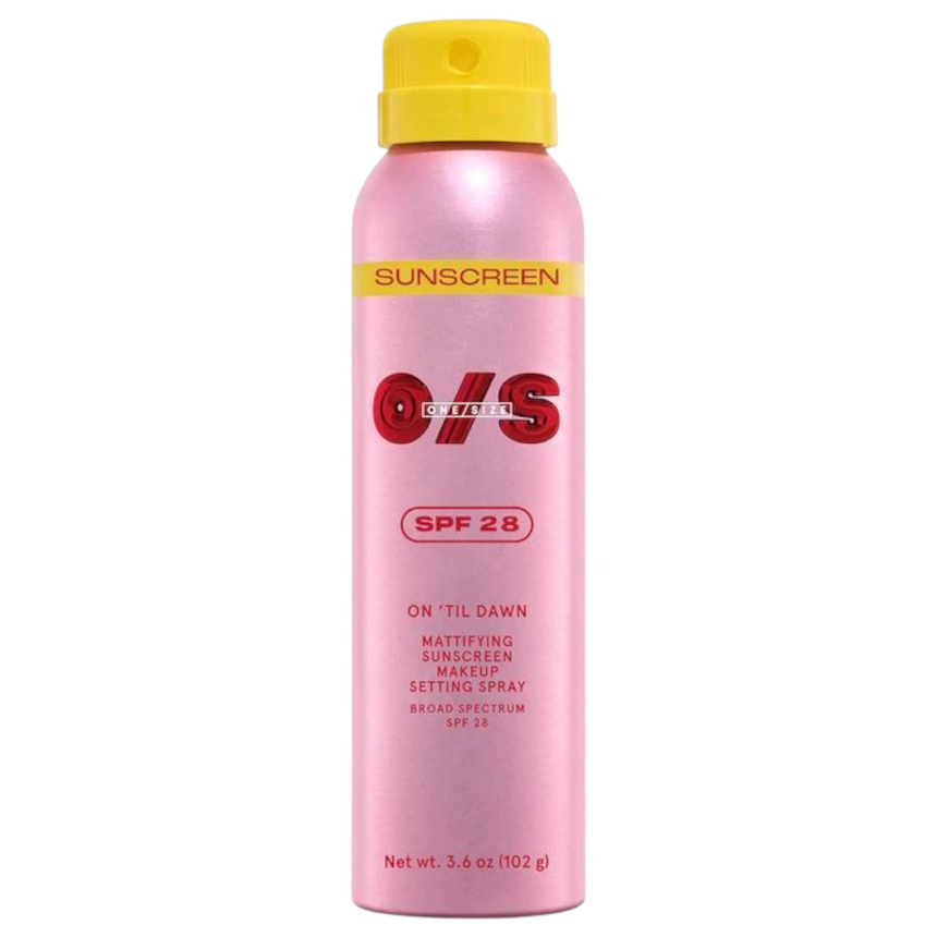 Sellador de Maquillaje con Protector Solar One Size On 'Til Dawn Mattifying Sunscreen Makeup Setting Spray 102g