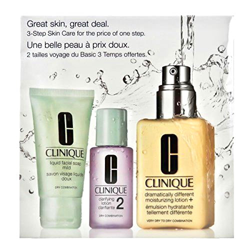 Kit de 3 Pasos para Piel Mixta Clinique