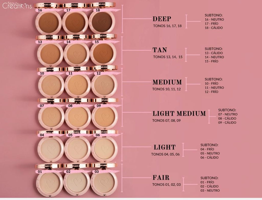 Polvos Beauty Creations Flawless Stay Powder Foundation