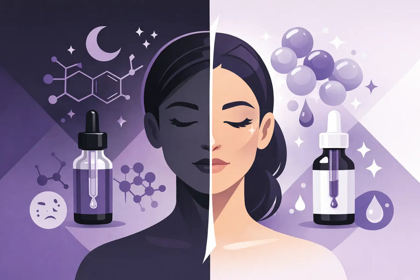 Retinol vs niacinamida rostro: cuál usar