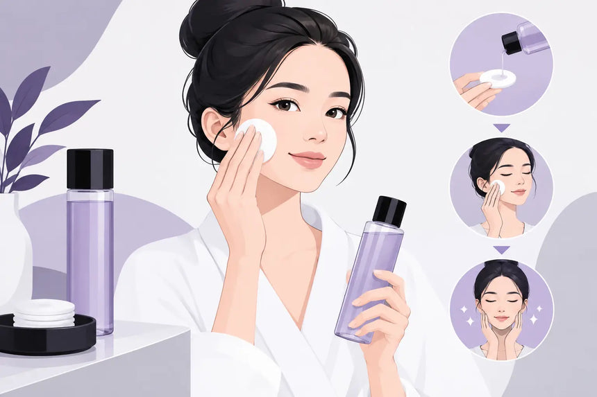 Cómo usar toner coreano facial paso a paso