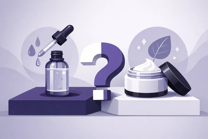 Serum o crema hidratante: cuál va primero