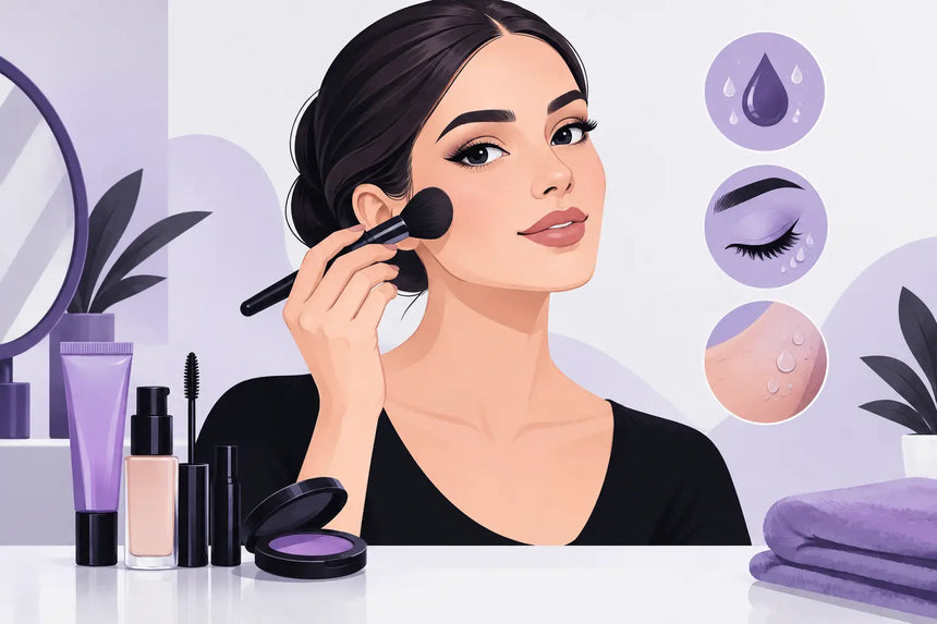 Cómo aplicar maquillaje waterproof sin cuartearlo