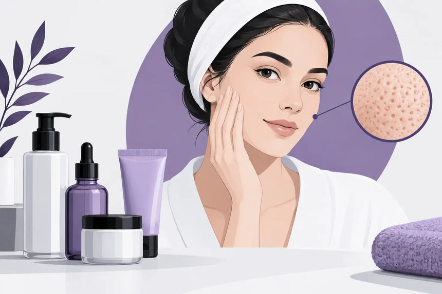 Qué skincare usar para poros visibles sin irritar