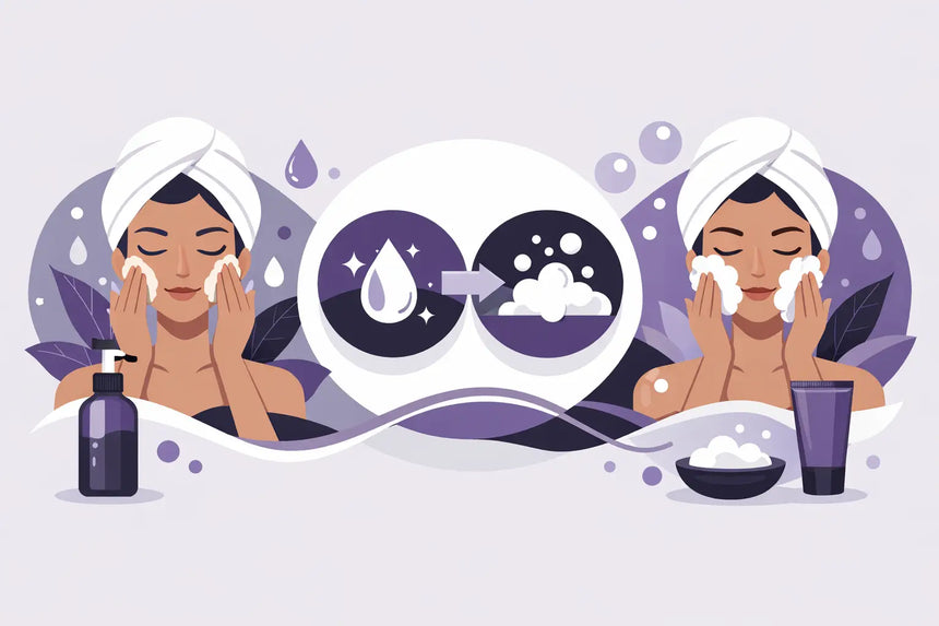Guia doble limpieza facial paso a paso