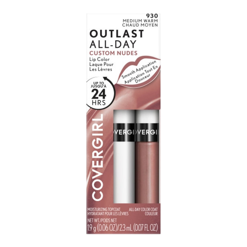 Dúo de Labiales de Covergirl Outlast All Day Lipcolor