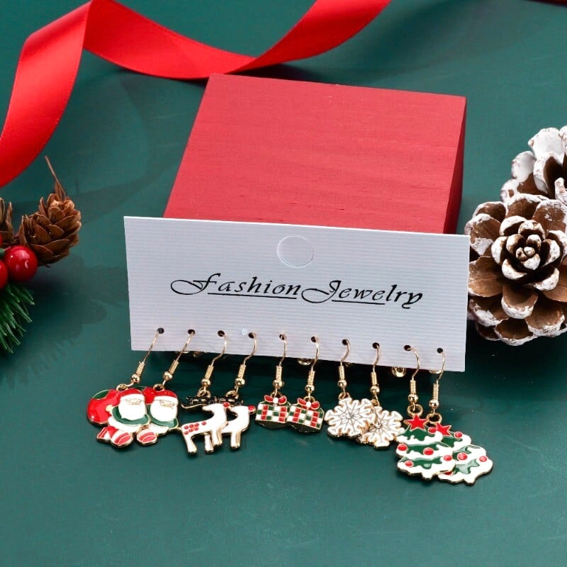 Kit de Aretes Navideños