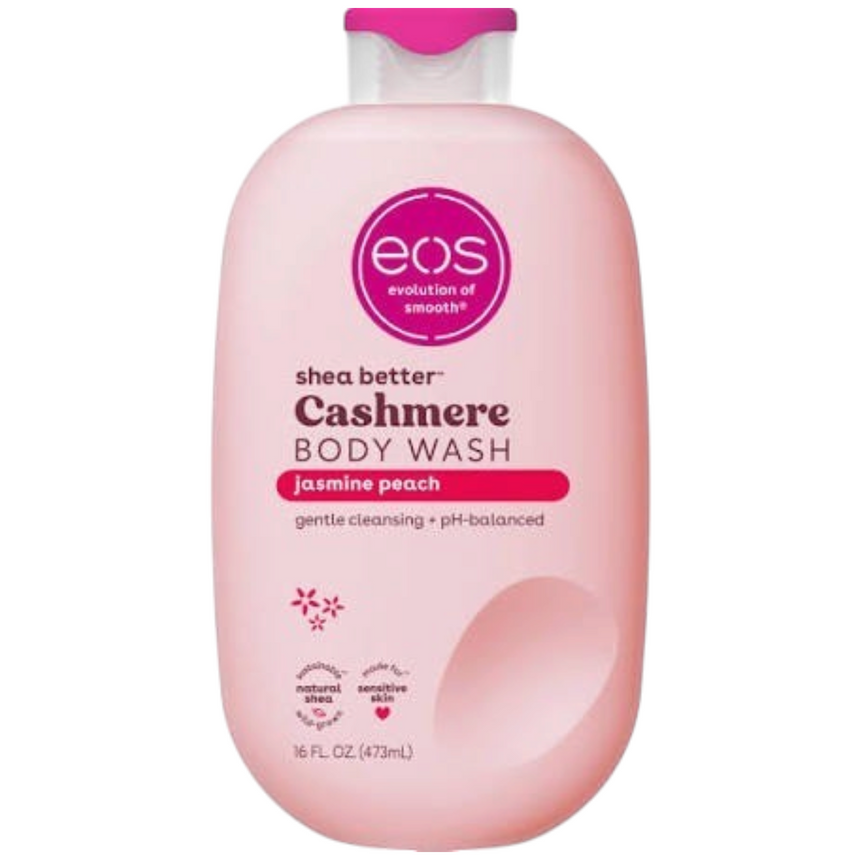 Gel de Ducha EOS Shea Butter Cashmere Body Wash Jasmine Peach 473ml