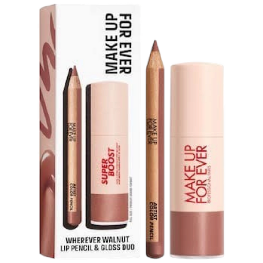 Dúo de Liogloss y Lápiz para Labios Forever Makeup Super Boost Lip Pencil & Gloss Duo