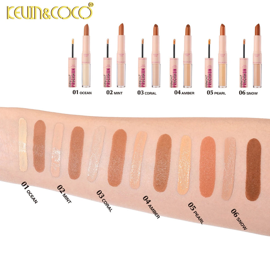 Contorno y Corrector Kevin & Coco Dual Action Precision