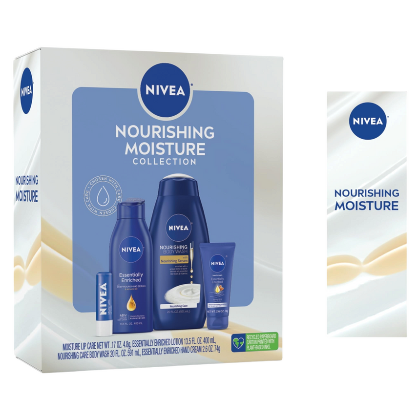 Kit Humectante y Hidratante de Skincare Nivea Nourishing Moisture Collection