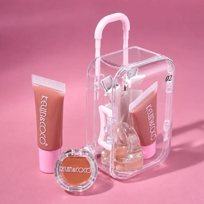 Mini Valija con Labiales Kevin & Coco Small Squarebox