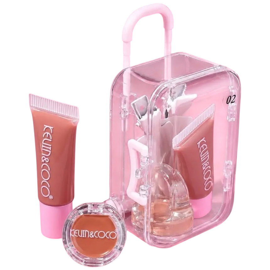Mini Valija con Labiales Kevin & Coco Small Squarebox