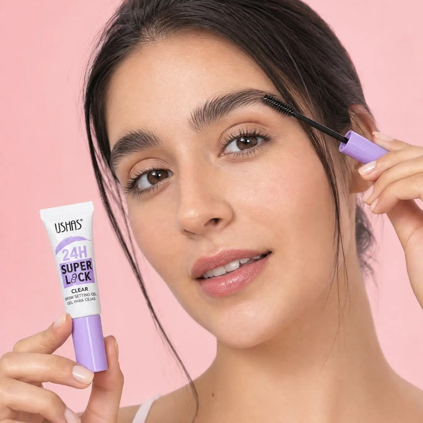 Gel Fijador de Cejas Ushas 24h Super Lock Brow Setting Gel