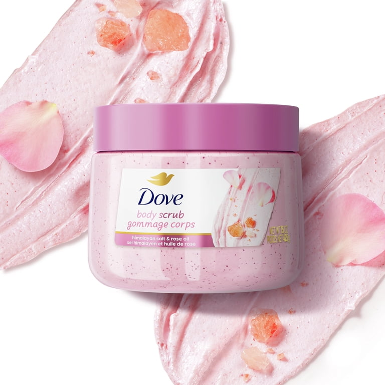 Exfoliante Corporal de Sal de Himalaya y Aceite de Rosas Dove Body Scrub