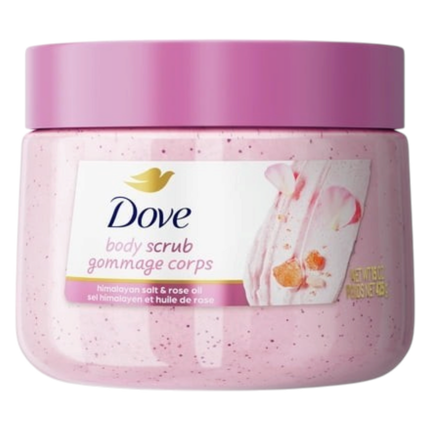 Exfoliante Corporal de Sal de Himalaya y Aceite de Rosas Dove Body Scrub