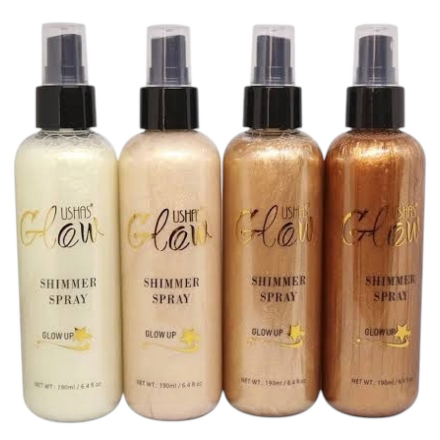 Iluminador en Spray Ushas Glow Shimmer Sprays 190ml