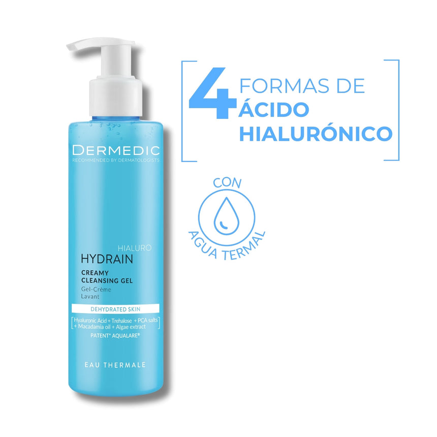 Limpiador en Gel Dermedic Hydrain Creamy Cleansing Gel 200ml