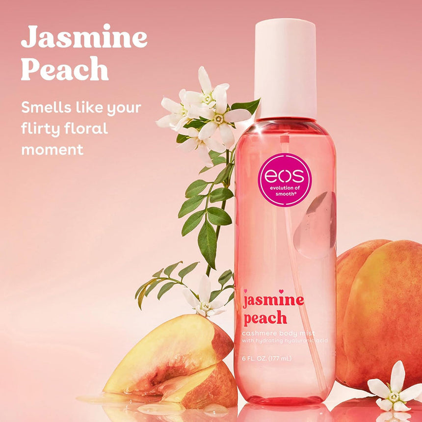 Spray Corporal de Cashemira y Melocotón EOS Cashmere Jasmine Peach Body Mist 177ml