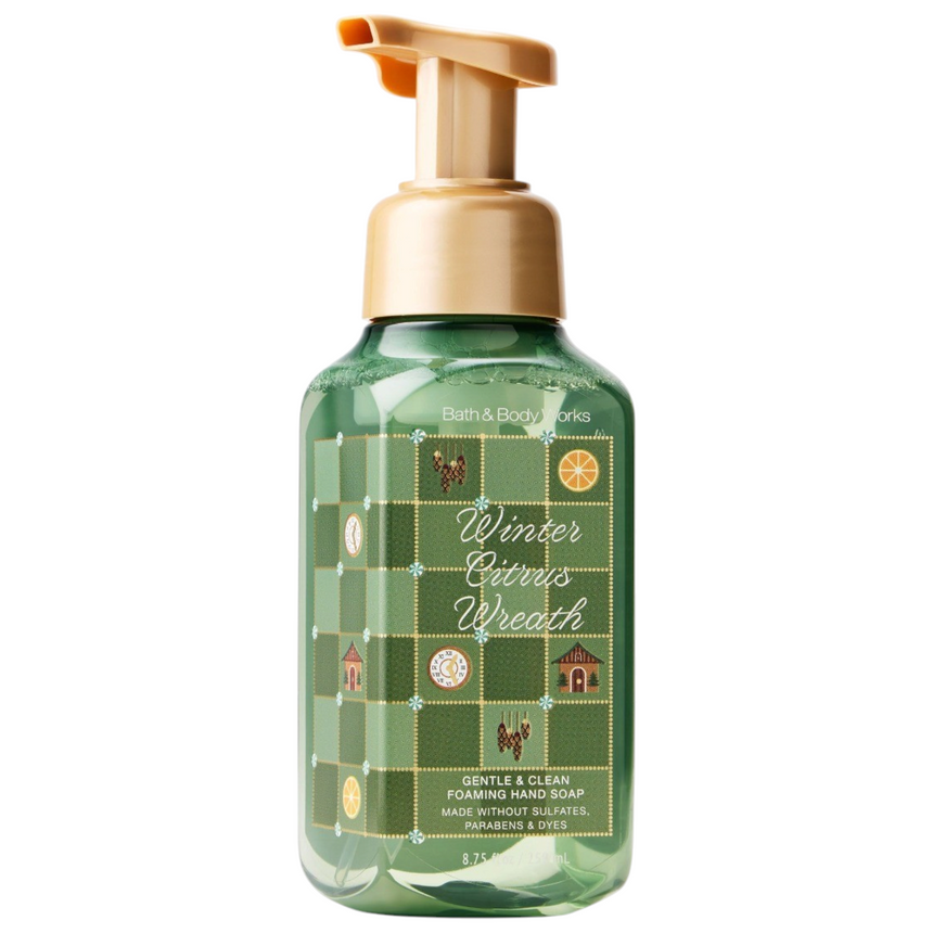 Jabón Bath & Body Winter Citrus Wreath Foaming Gel Hand Soap 259ml
