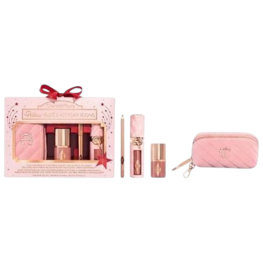 Kit de Labios y Mejillas Charlotte Tilbury Pillow Talk Everyday Icons Lip & Cheek Makeup Gift Set