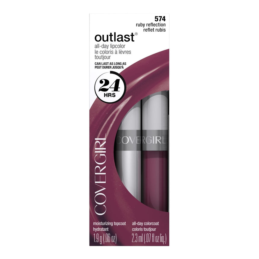 Dúo de Labiales de Covergirl Outlast All Day Lipcolor