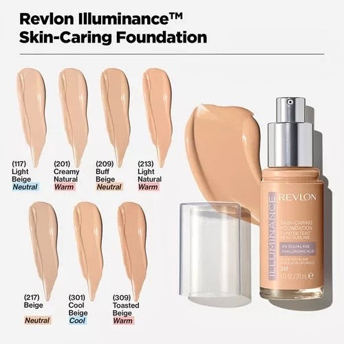 Base Revlon Illuminance Skin Caring Foundation