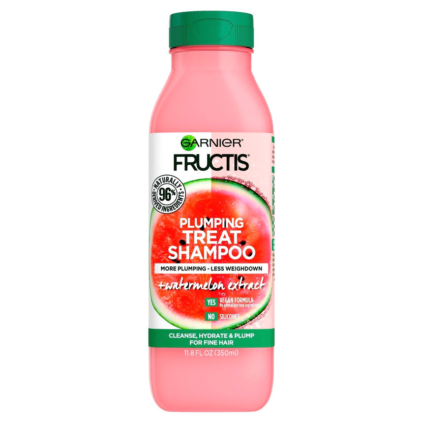 Shampoo con Extracto de Sandía Garnier Fructis Plumping Treat Shampoo