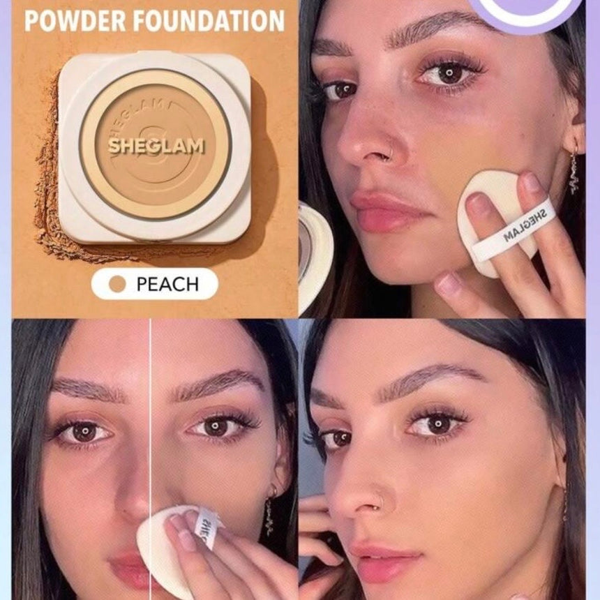 Base en Polvo She Glam Powder Foundation