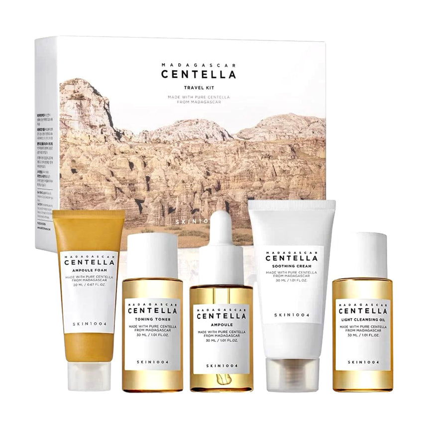 Kit de Skincare de Centella Skin 1004 Madagascar Centella Travel Kit