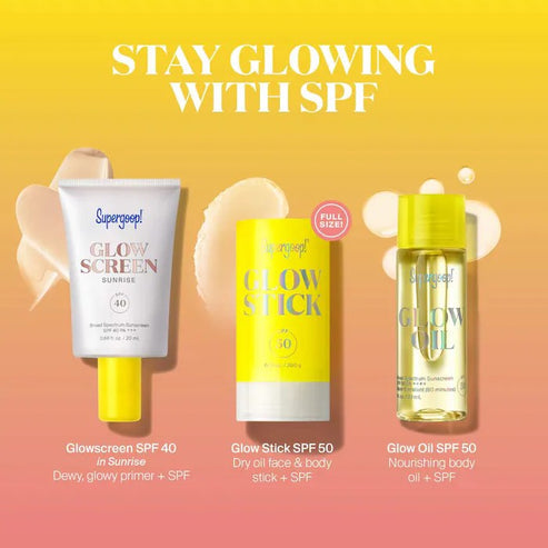 Trío de Protectores Solares Supergoop All Day Glow Spf Set