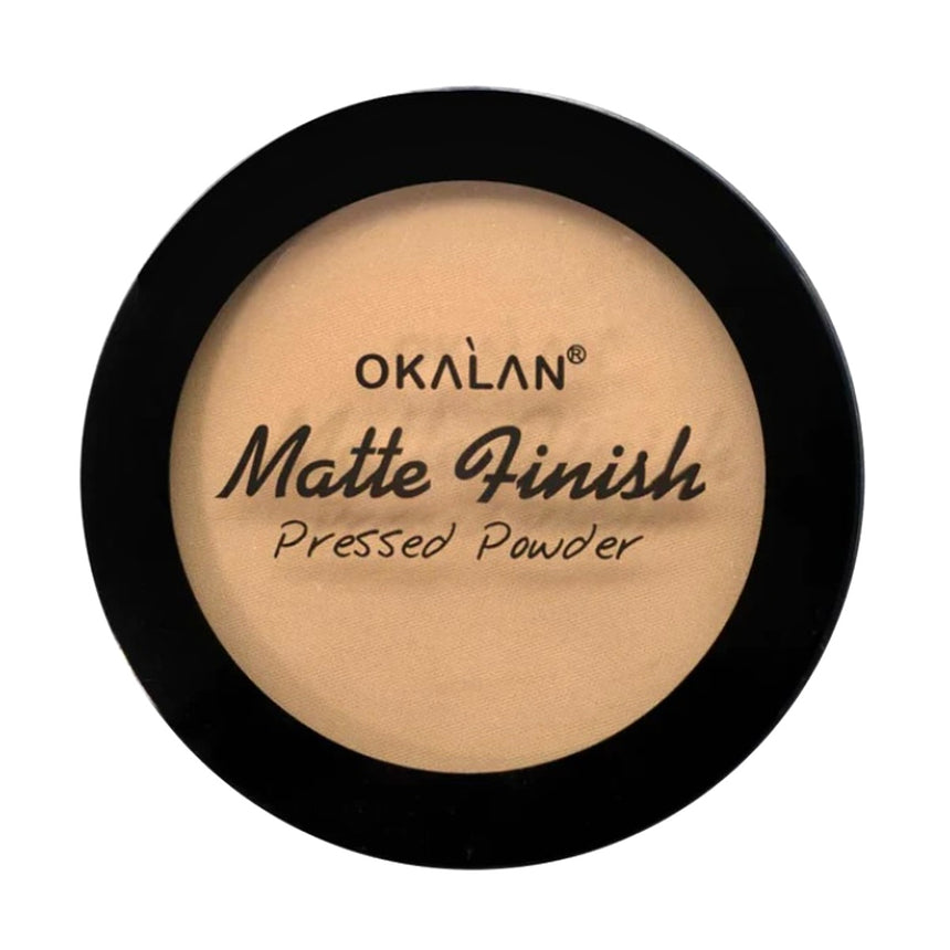 Polvos Compactos Okalan Matte Finish Pressed Powder