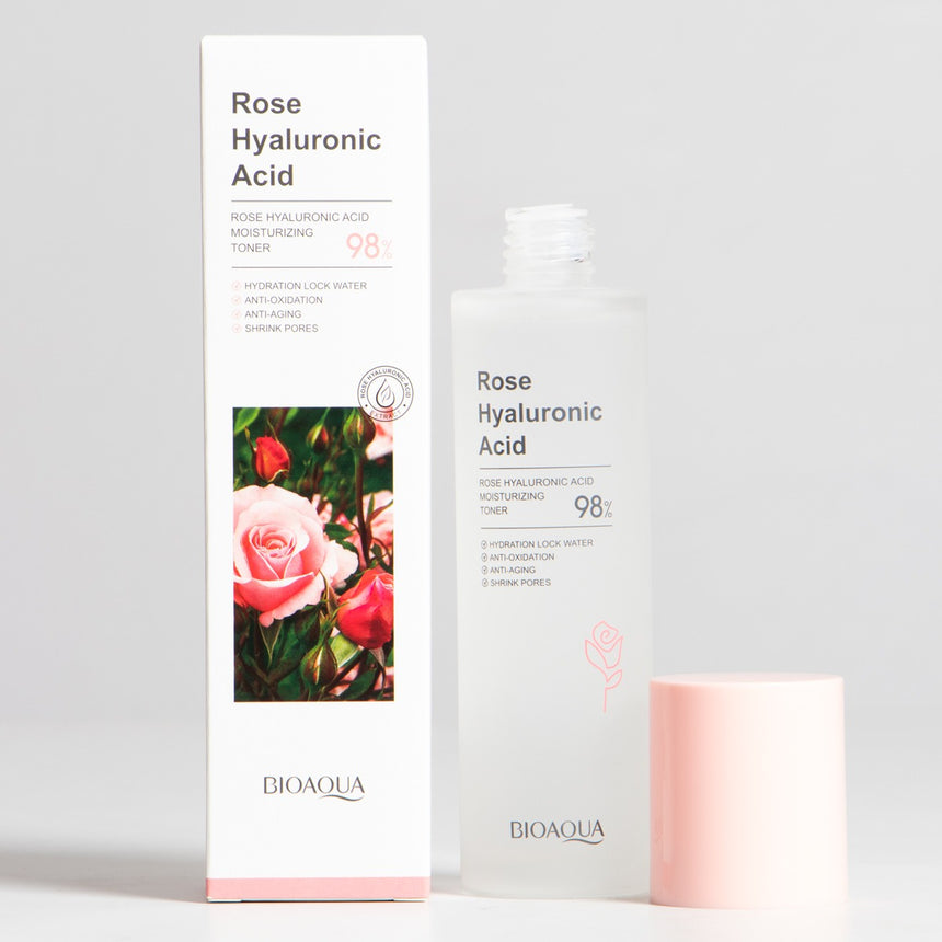 Tónico con Ácido Hialurónico de Rosas Bioaqua Rose Hyaluronic Acid