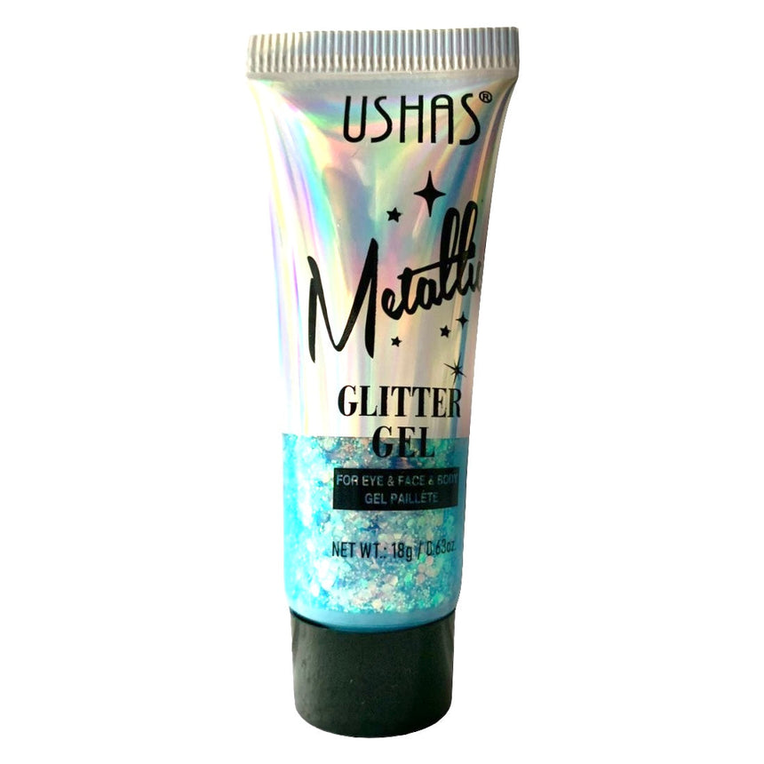 Al por Mayor Glitter en Gel para Ojos y Cuerpo Ushas Metallic Glitter Gel