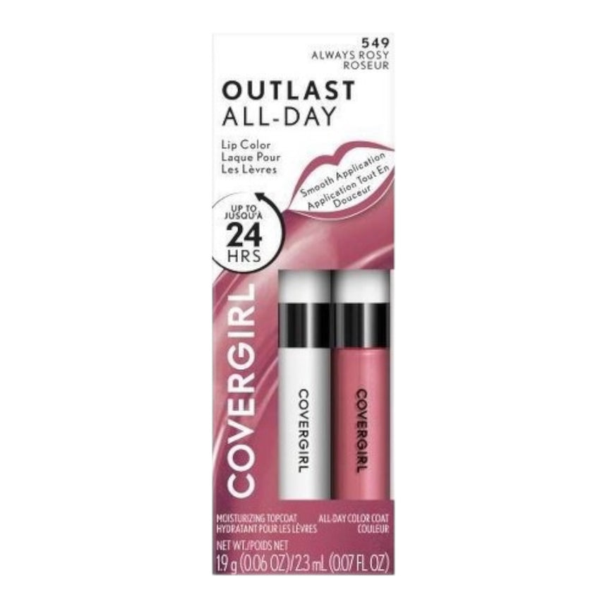 Dúo de Labiales de Covergirl Outlast All Day Lipcolor