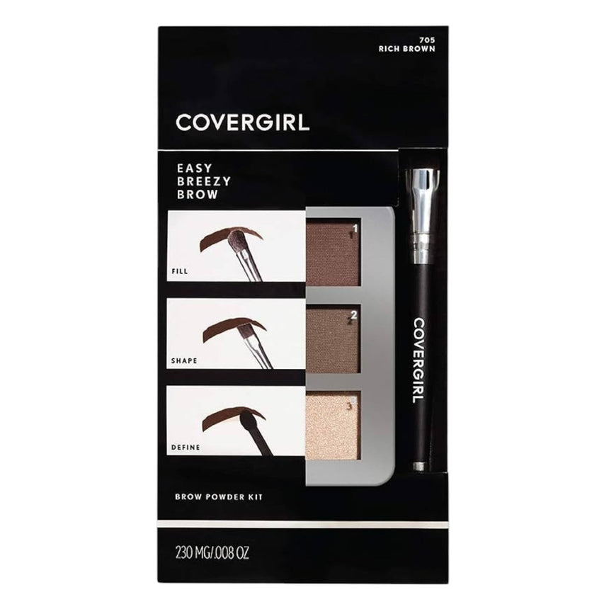Kit para Cejas Covergirl Easy Breezy Brown