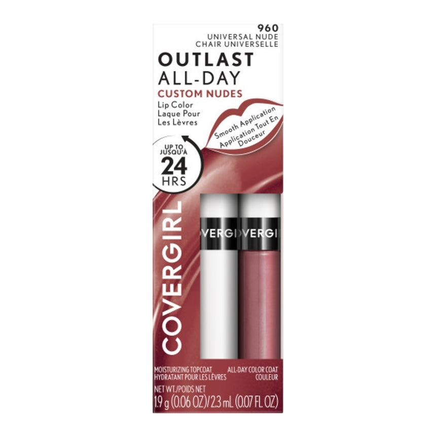 Dúo de Labiales de Covergirl Outlast All Day Lipcolor