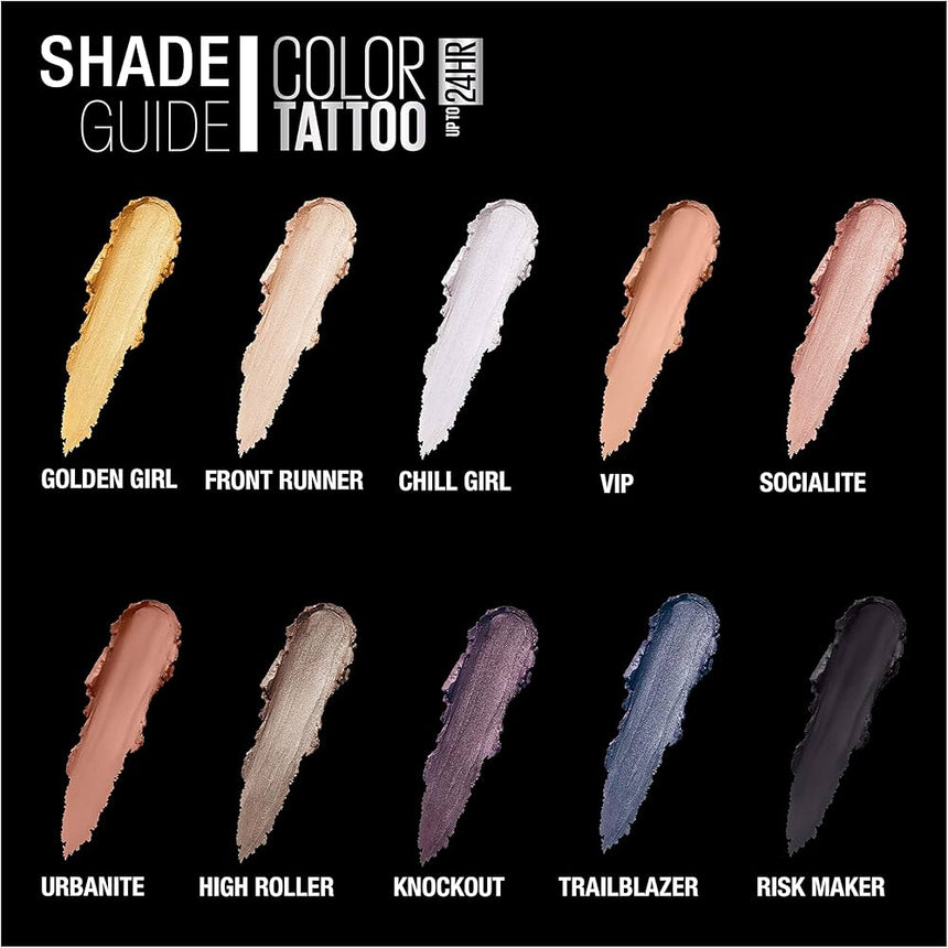 Sombras Maybelline Color Tattoo 24h