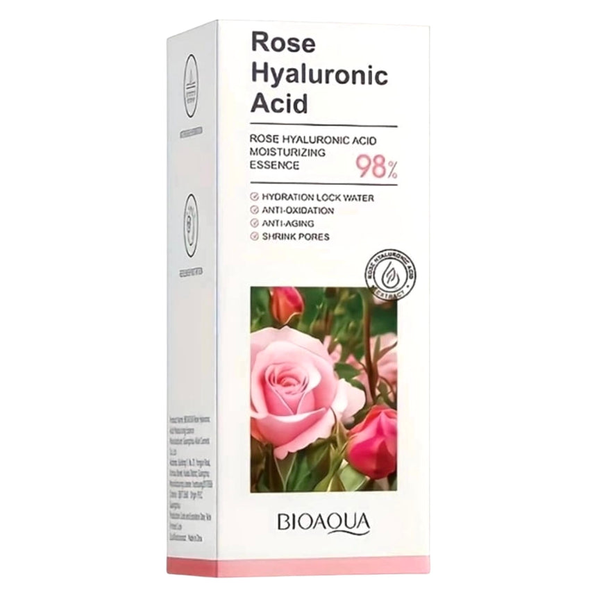 Esencia de Humectante Ácido Hialurónico de Rosas Bioaqua Rose Hyaluronic Acid 30ml