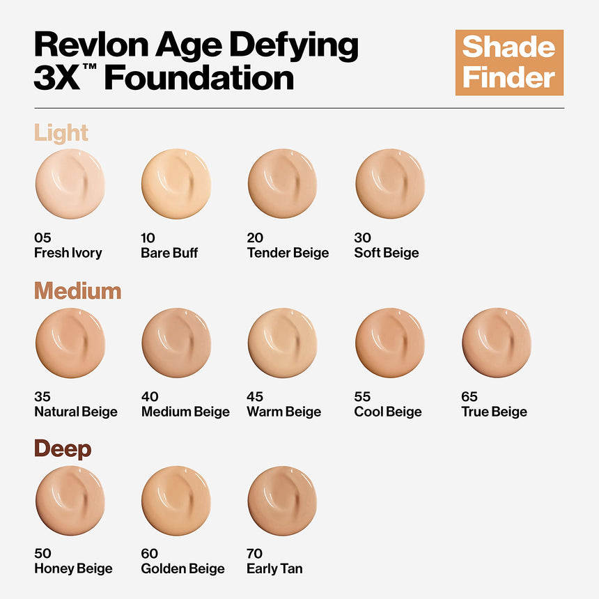 Base Revlon Age Defying 3X 20spf