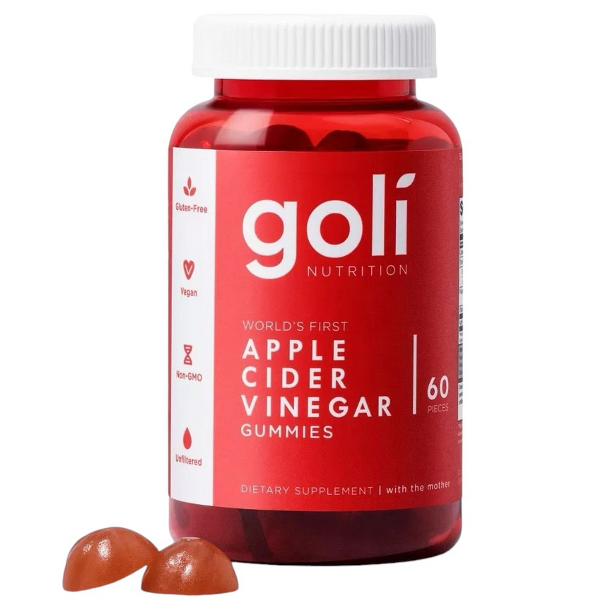 Gomitas de Vinagre de Manzana Goli Nutrition Apple Cider Vinegar Gummies 60uni