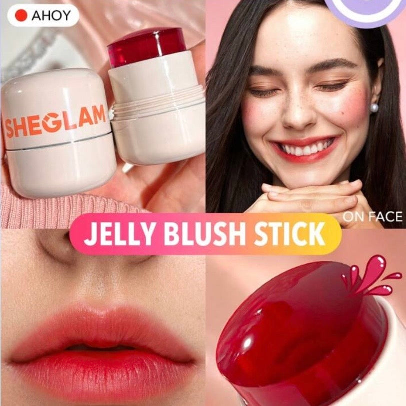 Rubor en Gel She Glam Jelly Blush Stick