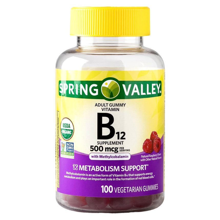 Gomitas Spring Valley de Vitamina B12 para Adultos 100uni