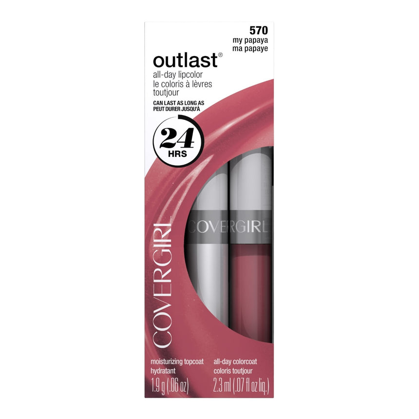 Dúo de Labiales de Covergirl Outlast All Day Lipcolor