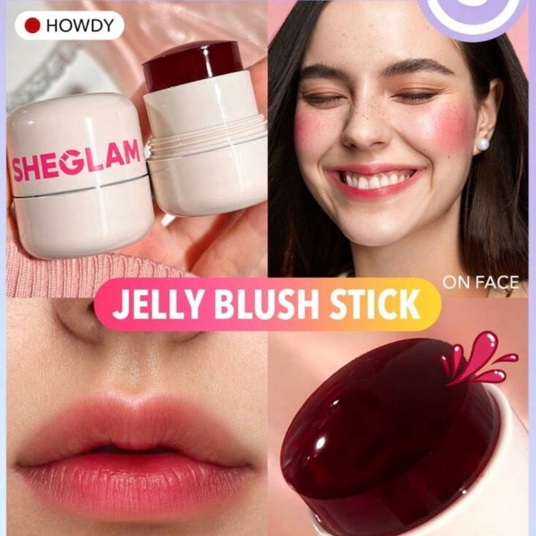 Rubor en Gel She Glam Jelly Blush Stick