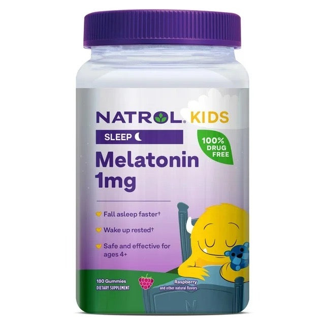Gomitas de Melatonina para Dormir para Niños Natrol Kids Melatonin Sleep 180uni