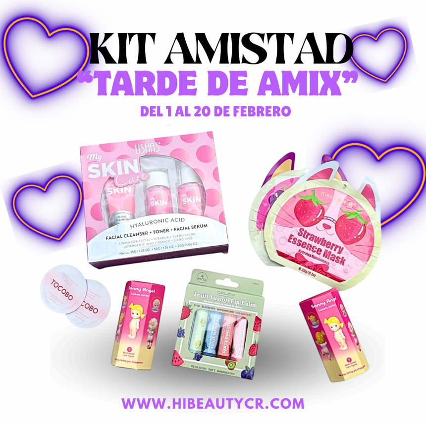 Kit de Skincare Amistad Tarde de Amix