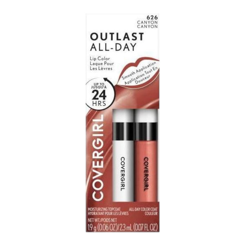 Dúo de Labiales de Covergirl Outlast All Day Lipcolor