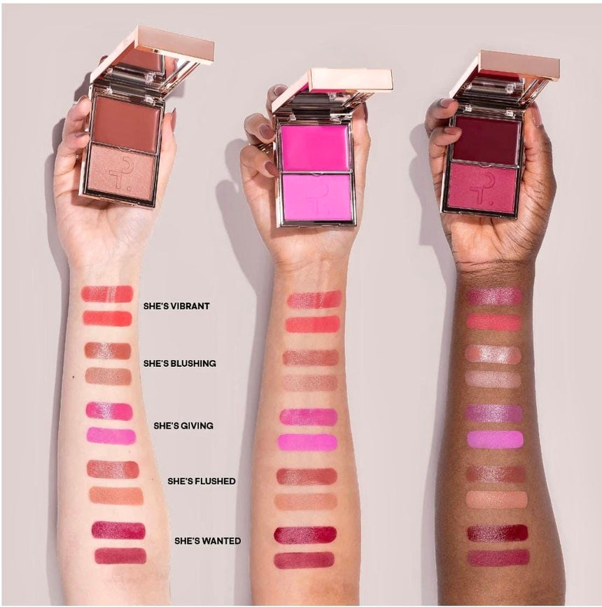 Al por Mayor Dúo de Rubores Patrick Ta Major Headlines Double Take Crème & Powder Blush