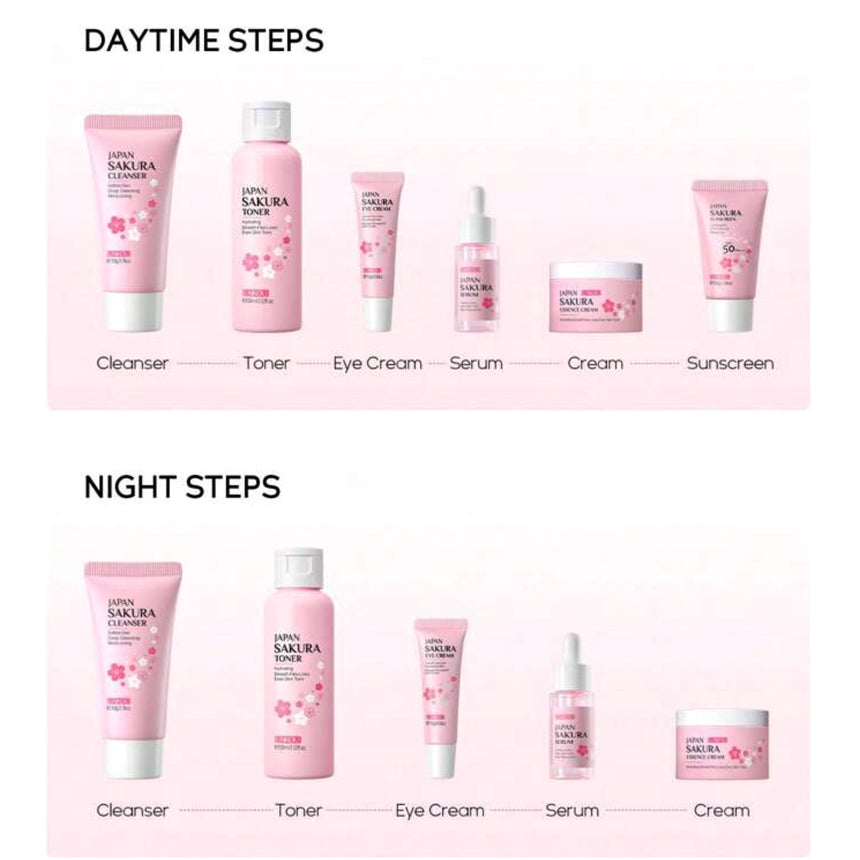 Kit de Skincare Japan Sakura Blossom Beauty